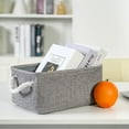 thumbnail image 3 of Storage Bins for Shelves - 11.8x7.9x5.2 inch Grey Small Storage Baskets for Organizing, Fabric Storage Cubes Closet Organizer for Home Nursery Gift Decorative (Gray), 3 of 9