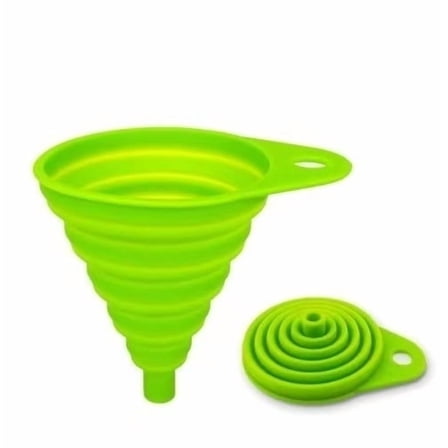 TSV Foldable Silicone Collapsible Funnel, Kitchen Funnel, Kitchen Gadgets Accessories for Filling Water Bottle Liquid Transfer