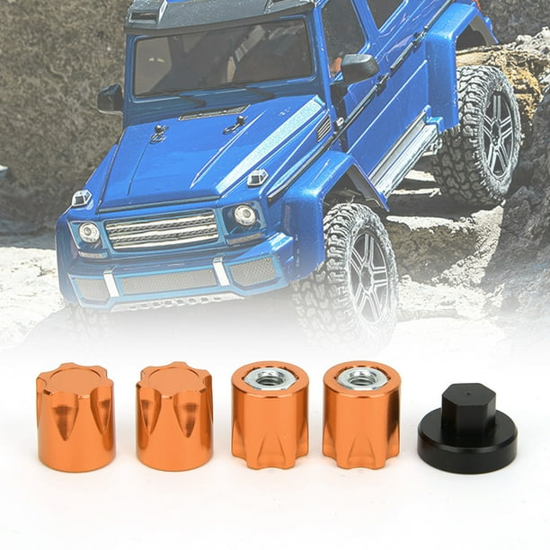 RC Wheel Rim Center Cap M4 Nut RC Wheel Accesorio RC Car Wheel Rim Center Cap RC Car Part para Traxxas TRX4 Toy Car ANGGREK Otros