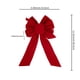 thumbnail image 3 of Red Bow Red Velvet Christmas Party Indoor Garland Christmas Tree Decoration Bow, 3 of 6