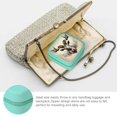 thumbnail image 3 of FCXZI Whimsical Surreal Animal PU Leather Jewelry Box Travel Case Green, 3 of 5