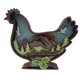 thumbnail image 2 of Ornamento de escritorio de pollo Ornamento coleccionable Figura de arte de la madera Escultura de escritorio para sala de estar encimera la casa de la, 2 of 9