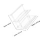 thumbnail image 2 of CRAFTHROU Soporte Para Cucharas Y Tenedores De Acrílico Transparente Con Moderno, 2 of 8