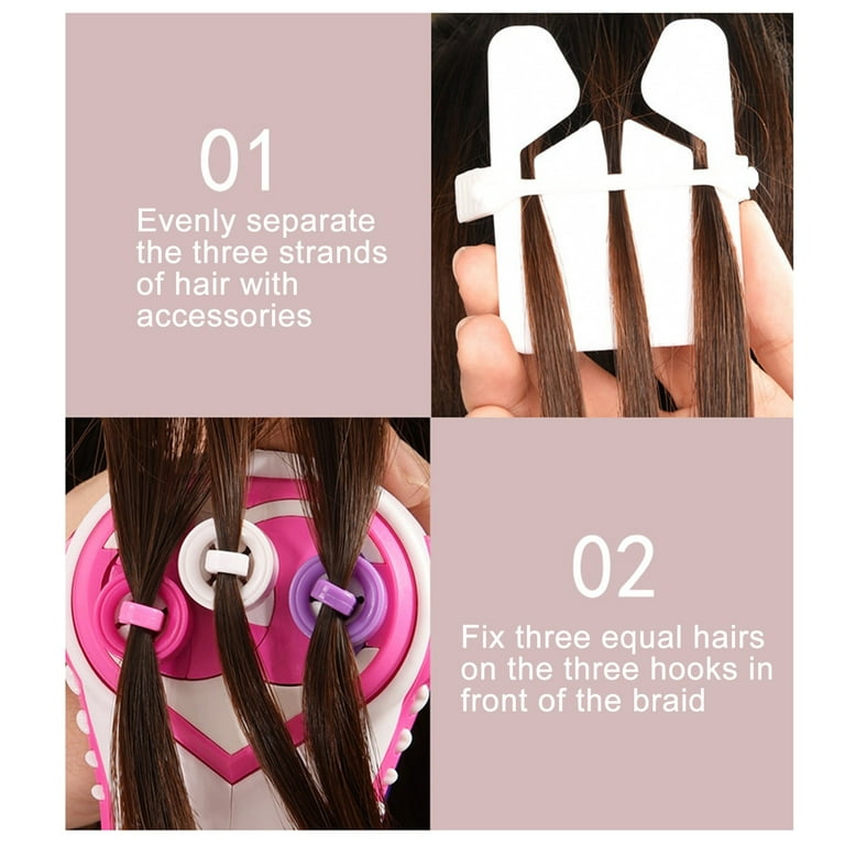 Automatic Hair Braider, Electric Quick Hair Twister Machine, Rotation &  One-click Control, Smart Rollers Hair Braider Tool For Girl Diy Magic Hair  Sty