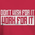 thumbnail image 3 of CafePress - Don't Wish For It Dark T Shirt - Men's Classic Graphic Cotton T-Shirt, 3 of 4