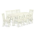 thumbnail image 2 of East West Furniture Dining Room Set Linen White, DONO9-LWH-W, 2 of 10