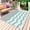 Gray turquoise, variant on Black Grey Outdoor Rug 5x8 Ft - Reversible Patio Rug Outdoor Camping Rugs, Geometric Chevron Print Wavy Striped White Washable Indoor Outdoor Area Rugs, Non-Slip Outdoor Carpet Runner for Deck/Porch
