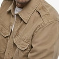 thumbnail image 4 of BRANDIT INDIVIDUAL WEAR Adult Male Rugged Long Sleeve Shirt, Color: Camel, Size: XL, 4 of 7