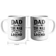 thumbnail image 4 of Dad Best No1 the Man the Myth the Legend Coffee Mugs 15 OZ Sublimation Mugs,Double-sided Printing Ceramic Cups Ceramic Mugs for Coffee,Tea,Hot Cocoa, 4 of 4