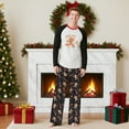 thumbnail image 7 of Family Christmas pajamas set, holiday pajamas set, suitable for family, soft and comfortable, with various styles,Man M, 7 of 7