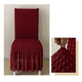 thumbnail image 2 of Oiur Chair Cover Color Banquet Chair Wear Resistant Super Soft Non-Fading Solid Slipcover Stretch Wedding Chair Protector, 2 of 15