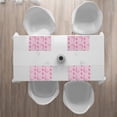 thumbnail image 6 of DouZhe Polyester Placemats Set of 4, Breast cancer awareness Pink Ribbon Pattern Heat Resistant Place Mats for Dining Table, 12" x 18", 6 of 7
