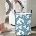 thumbnail image 6 of KLL Lilies Flowers Waterproof Foldable Laundry Hamper Bucket with Handles for Storage Bin,Kids Room,Home Organizer (Small ), 6 of 7
