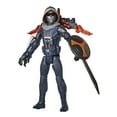 thumbnail image 7 of Black Widow Titan Hero Series Blast Gear Taskmaster Action Figure, Launcher, Projectiles, 7 of 7