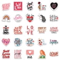 thumbnail image 4 of Paquete de 50 pegatinas de vinilo divertidas, pegatinas de graffiti de amor personal y cuidado personal, pegatinas grandes a granel para computadora portátil, teléfono, botellas de agua, computadora. JM, 4 of 5