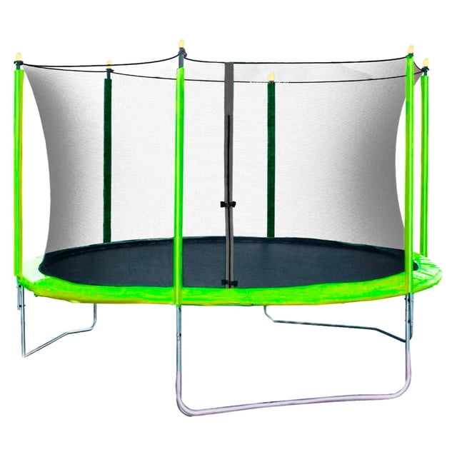 Brincolín Trampolín 10 Pies Fuxion Sports Niños Seguro verde Unitalla