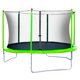 thumbnail image 1 of Brincolín Trampolín 10 Pies Fuxion Sports Niños Seguro verde Unitalla, 1 of 11
