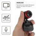 thumbnail image 2 of Webcam with Auto Focusing for Live Streaming USB Charging Computer Camera with High Precision Lens and 360 Degree Rotation, 2 of 8