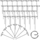 thumbnail image 1 of Xiao Hua 100 agujas circulares para paisajismo, clavos galvanizados resistentes para paisajismo de jardín, utilizados para paisajismo y fijación de barreras de malezas de tela de césped (4 pulgadas), 1 of 5