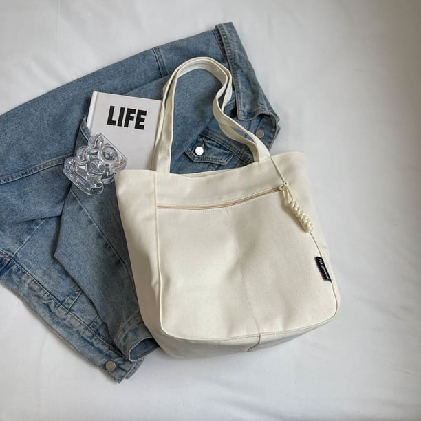 Bolso casual de color sólido de gran capacidad, versión coreana, primavera y verano 2025, nuevo estilo, bolso de recuperación para uso fuera de la escuela, bolso de mano para hombro y axila.