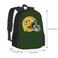 Green_Bay_Packers Waterproof high school school bag lightweight leisure