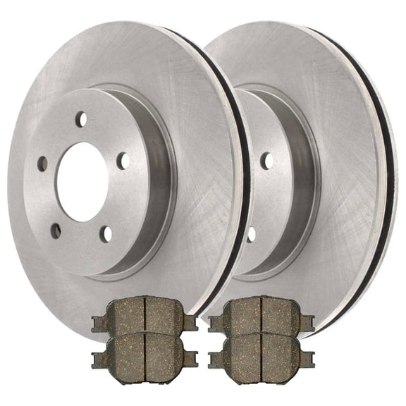 For 2000 2001 2002 2003 2004 2005 Toyota Celica Front Rotors and Ceramic Pads