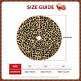 thumbnail image 4 of Bingfone Christmas Tree Skirt Mat Christmas Decoration Interior 36"-Leopard Print, 4 of 8