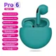 thumbnail image 1 of Auriculares inalámbricos Air Pro 6 TWS con micrófono, auriculares Bluetooth, auriculares deportivos para correr para Apple iPhone Xiaomi Pro6, 1 of 6