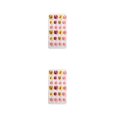 thumbnail image 4 of Seitruly 1 Juego de tiras de uñas de calle de colores, uñas para niños, estilo de dibujos animados, decoración del dedo del pie, uñas postizas, PNT-16-18 2piezas Seitruly CBP304374, 4 of 6