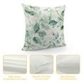 thumbnail image 4 of Nawypu Spring Sage Green Leaf Pillow Covers 18x18,Eucalyptus Floral Watercolor Pillow Cushion Cases, Gray Seafoam Leaves Print Modern Throw Pillows Cover Decor Gifts for Bed Couch Sofa Living Room, 4 of 5
