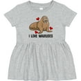 thumbnail image 3 of Inktastic Walrus Cute Arctic Animals Girls Baby Dress, 3 of 5