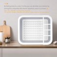 BAODELI Premium Collapsible Dish Drainer Durable Folding Dish