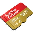 thumbnail image 2 of SanDisk Extreme 512GB C10 U3 V30 A2 Micro SD Card SDSQXA1-512G, 2 of 3