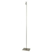 Econoco WSAC4-SN 42 in. H Metal Sign Holder with Down Position Clip - Satin Nickel