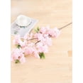 thumbnail image 6 of 1Pc Artificial Cherry Blossom Branches 39.37 Inches Long Stem Spring Peach Flowers for Home Office Wedding Decoration, 6 of 7