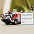 thumbnail image 3 of KDW 1/50, camión de bomberos de Metal, modelo de juguete, vehículo de rescate de emergencia, 3 of 8