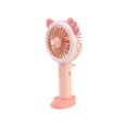 thumbnail image 2 of EGNMCR Fan, Ceiling Fan, Desk Fan, Portable Fan Summer USB Fan Cute Cats Handheld Folding Mini Fan Cartoons Style Portable Light-up Mini Fan For Students Small fan, 2 of 6