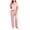 Pink, variant on Fashion 2 Piece Sets for Women,Silk Pajama Sets for Women 2 Piece Cute Satin Pj Set Soft Short Sleeve Top And Pants Pjs Casual Spring Sleepwear My Items
