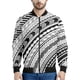 thumbnail image 3 of Chaqueta con cremallera maorí en blanco y negro para hombres y niños, sudadera de gran tamaño con estampado 3D, chaquetas bomber de manga larga para primavera y otoño, 3 of 5