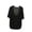 Z55 Black, variant on Womens Low Back Scoop Neck T-Shirt Short Sleeve Loose Fit Casual Tee Soft Lightweight Comfortable Summer Tops Pink,L