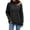 Black, variant on Vedolay Sweaters for Women Trendy Women's Sweaters Turtleneck Lantern Sleeve Oversized Ribbed Knit Fall Tops,Black XL