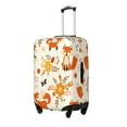 thumbnail image 2 of Easygdp Flower Fox Double-Sided Printed Elastic Suitcase Protective Cover,Invisible Zipper, Business Trip Luggage Cases,Washable And Resistant To Falling -X-Large, 2 of 9