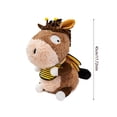 thumbnail image 3 of Donkey Stuffed Toy, Donkey Stuffed Animals Fun Gift Idea Classic Children's Gift Cute Donkey Best Kids Toys Jellycat Birthday Gifts For Girl, 3 of 4
