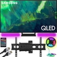 thumbnail image 1 of Restored Samsung QN55Q70AAFXZA 55 Inch QLED 4K UHD Smart TV Bundle with Monster TV Full Motion Wall Mount for 32-70 inch with 6 Piece Sound Reactive Lighting Kit (Refurbished), 1 of 3