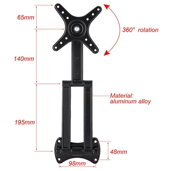Garosa Wall Bracket Tilting Swivel Mount Stand Holder for 10-27 Inch Flat TV LED LCD Screen, tv bracket swivel,tv bracket