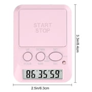 Homelife Learning Timer for Studying Countdown Date Timer Beep Light Timer Clock Multi-Function Electronic Clock Timers Cute Digital Timer for Gym Break Time Cooking Meeting