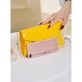 thumbnail image 3 of REMANLAND Women’s Glossy Envelope Evening Clutch Purse, Yellow, 3 of 7