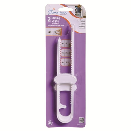 UPC: 0878931009153 | Dreambaby L915A Cabinet Slide Locks White Plastic