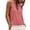 t shirts 116#Pink, variant on oqasdz T Shirts for Women Crew Neck Solid Color Sleeveless Soft Tank Blouse with Hollow Detail for Ladies Daily Wear Casual Summer T-Shirt