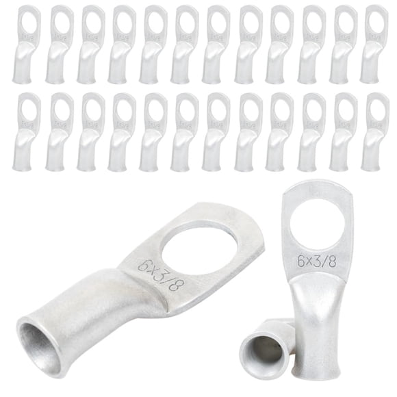 Conectores de terminal de batería con 6 pernos AWG 3/8 (25 unidades) JOYPXF